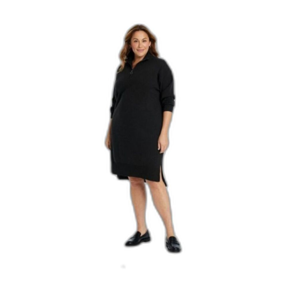 Women's Long Sleeve Mini Sweater Dress -Ava & Viv- Size XXL
